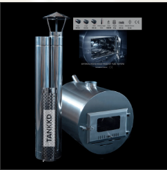 Poêle à bois Round 39 KW Certifié CE